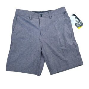 NWT Volcom Boys Hybrid Freakin Cross Shred Static Gray Shorts Size 29
